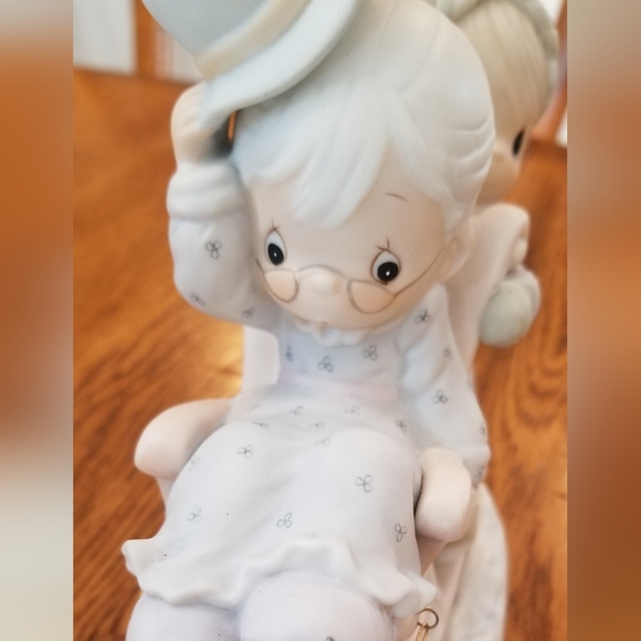 Precious Moments 1987 Oh What Fun It Is To Ride ceramic figurines - Picture 5 of 9